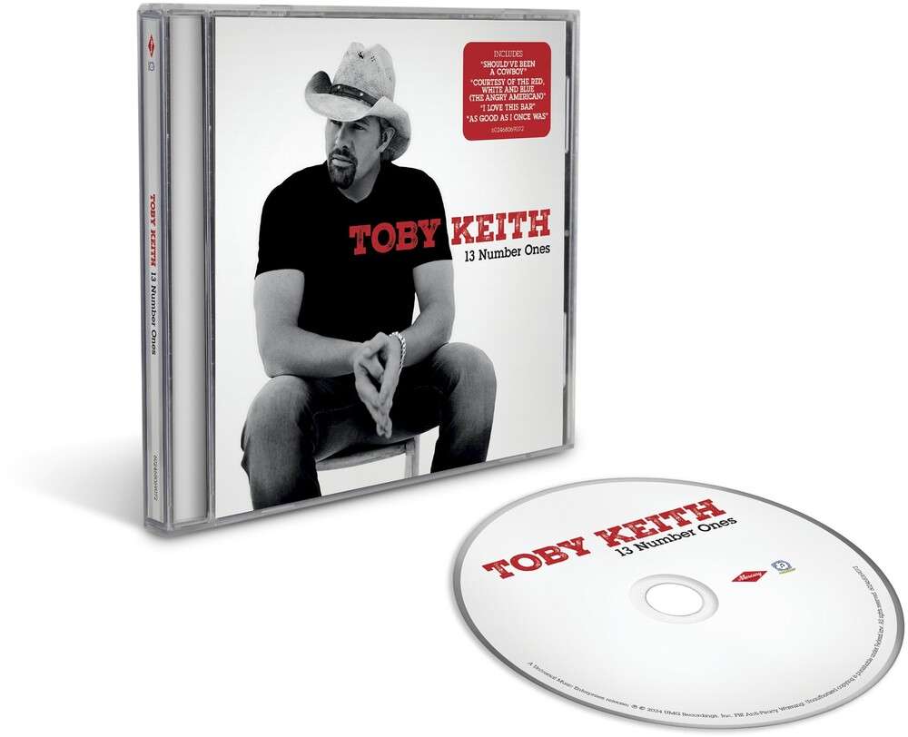 the album cover for Toby Keith - 13 Number Ones [CD]