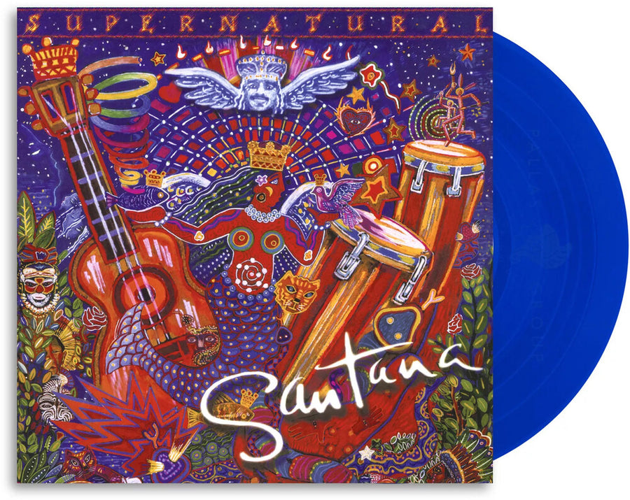 the album cover for Santana - Supernatural
