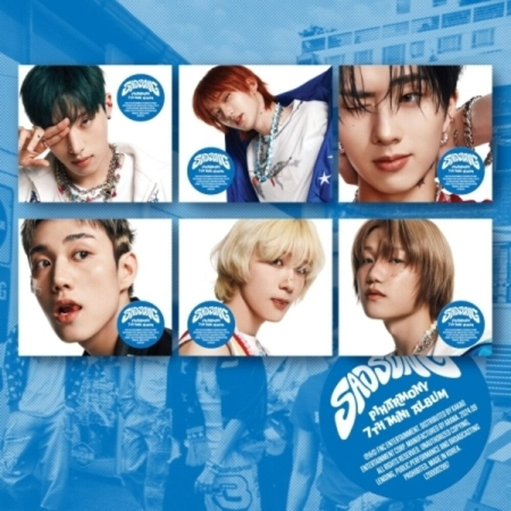 the album cover for P1harmony - Sad Song - Digipack Version (Post) (Stic) (Phob)