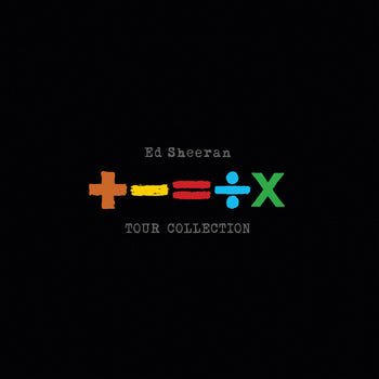the album cover for Ed Sheeran - +-=%X (Tour Collection) (Blue) [Colored Vinyl]