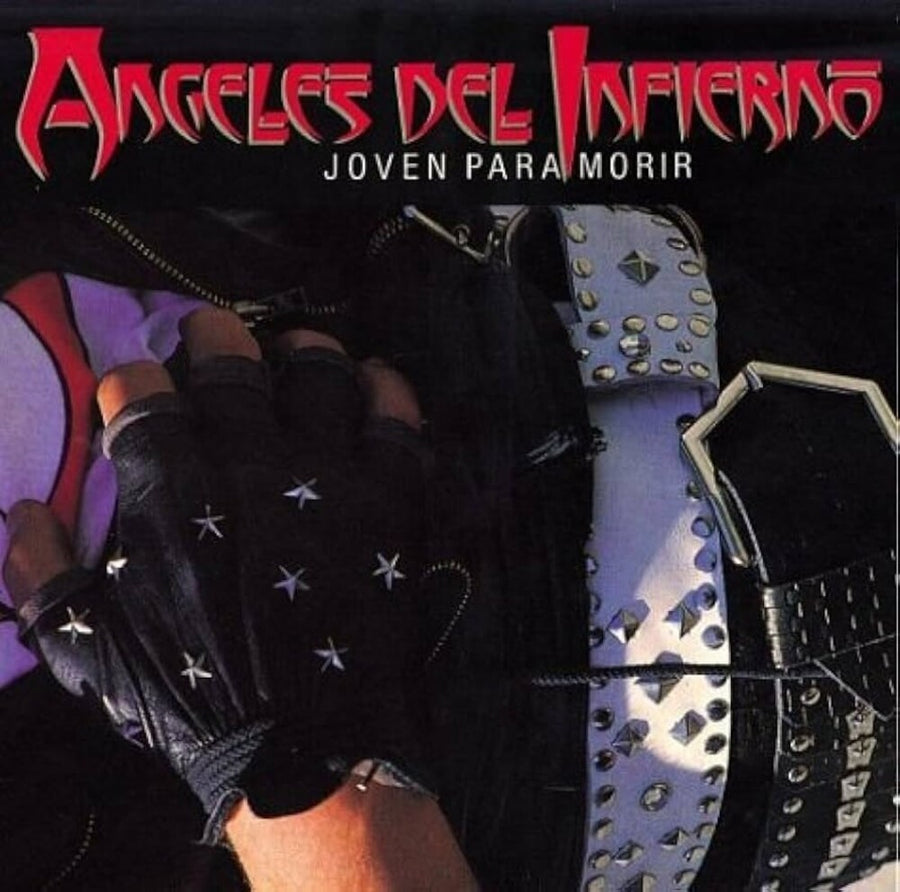 the album cover for Angeles Del Infierno - Joven Para Morir
