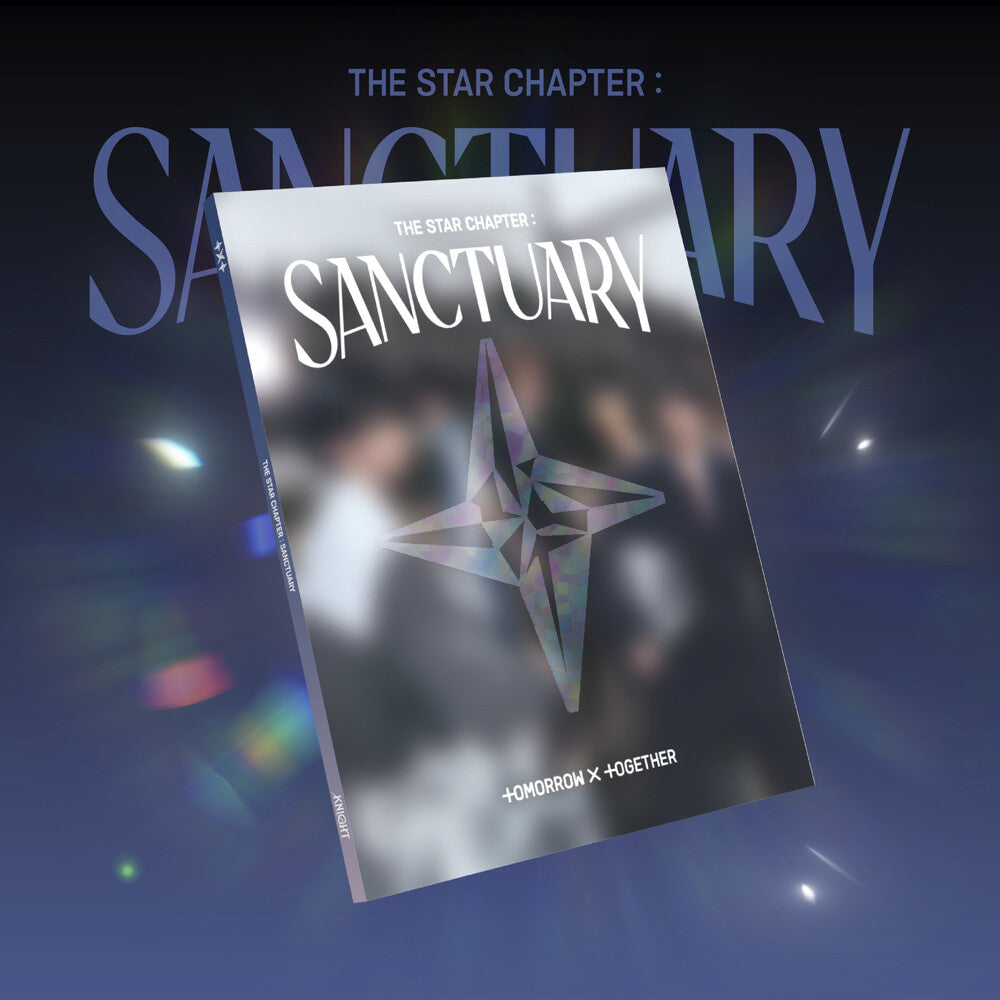 the album cover for TOMORROW X TOGETHER - Star Chapter: Sanctuary [Knight Ver.] (Post)