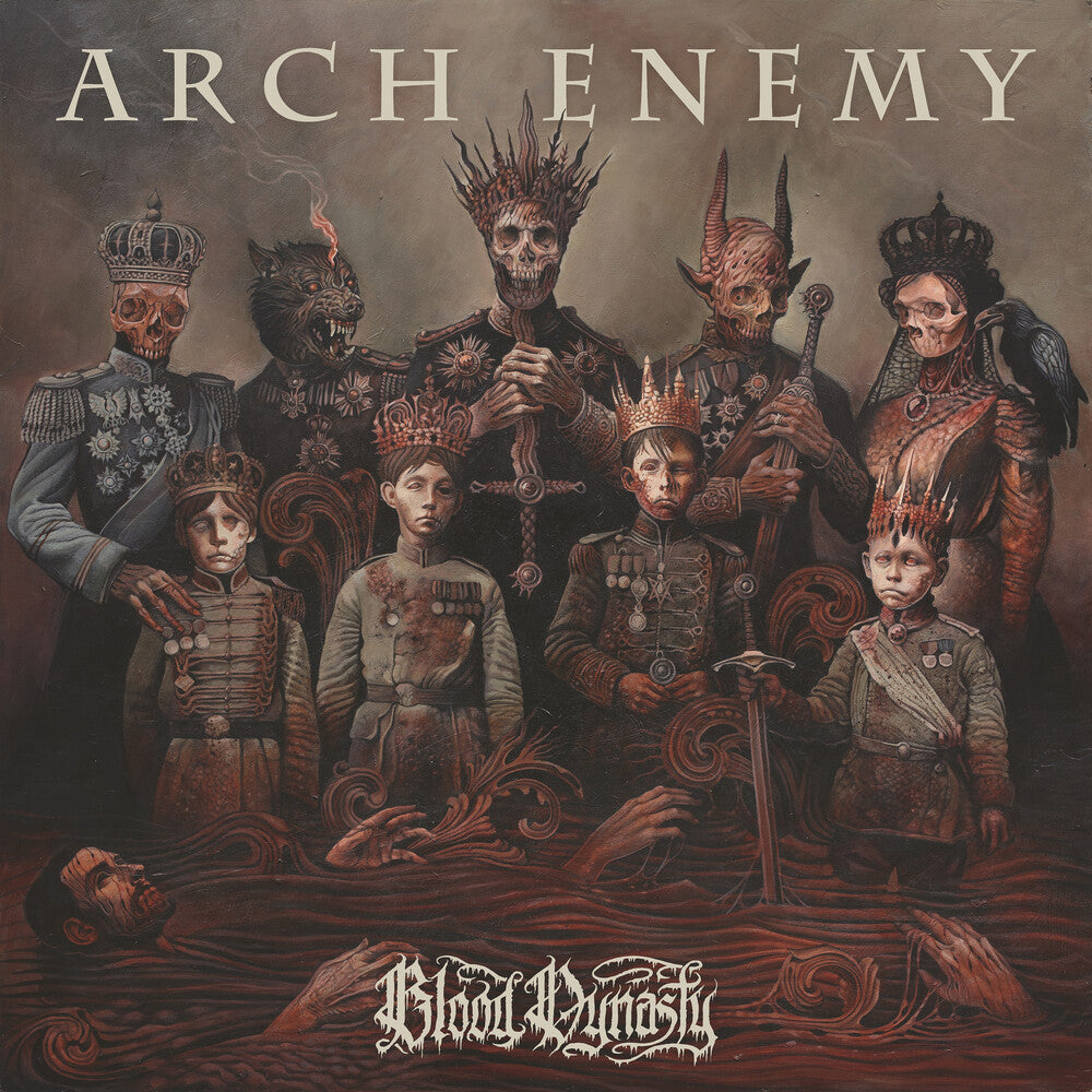 the album cover for Arch Enemy - Blood Dynasty [Compact disc]