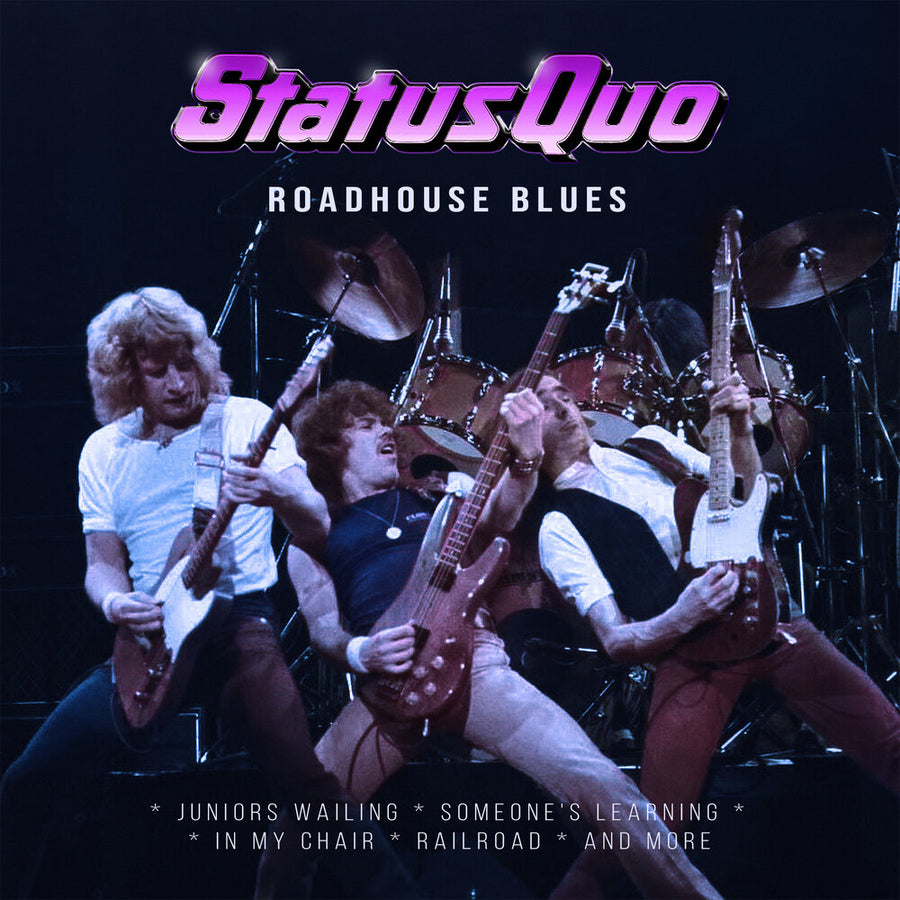 the album cover for Status Quo - Roadhouse Blues [Colored Vinyl] [Limited Edition] (Pnk)