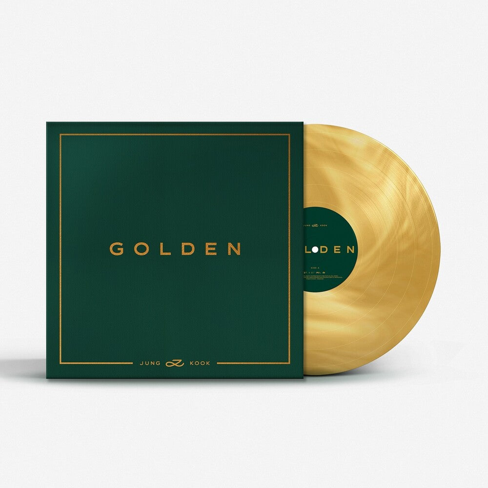the album cover for Jung Kook (BTS) - GOLDEN [Golden LP]