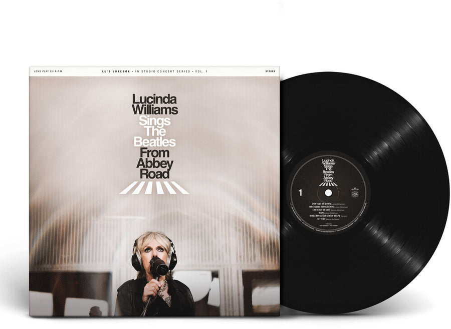 the album cover for Lucinda Williams - Lucinda Williams Sings The Beatles From Abbey Road [LP]