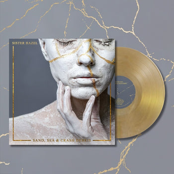 the album cover for Sister Hazel - Sand Sea & Crash Debris [Colored Vinyl] (Gol)