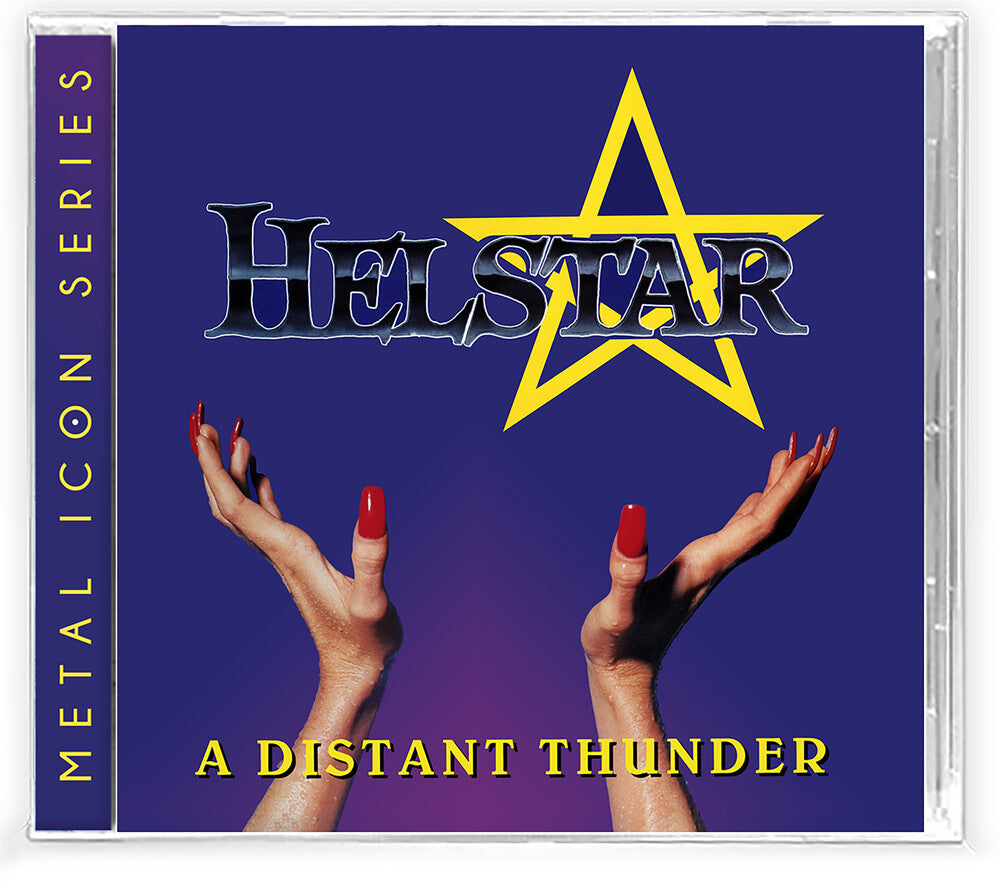 the album cover for Helstar - Distant Thunder