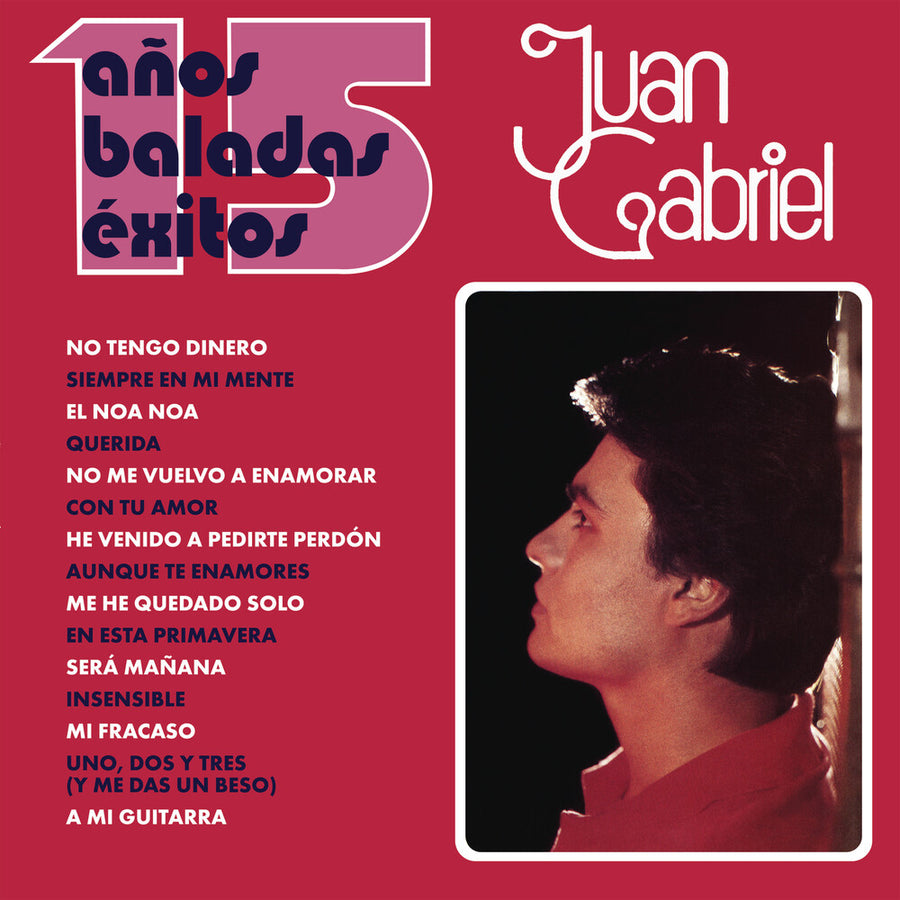 the album cover for Juan Gabriel - 15 Anos De Baladas Exitos