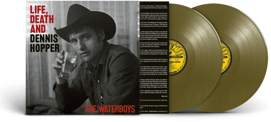 the album cover for Waterboys - Life Death And Dennis Hopper [Burnt 2 LP]