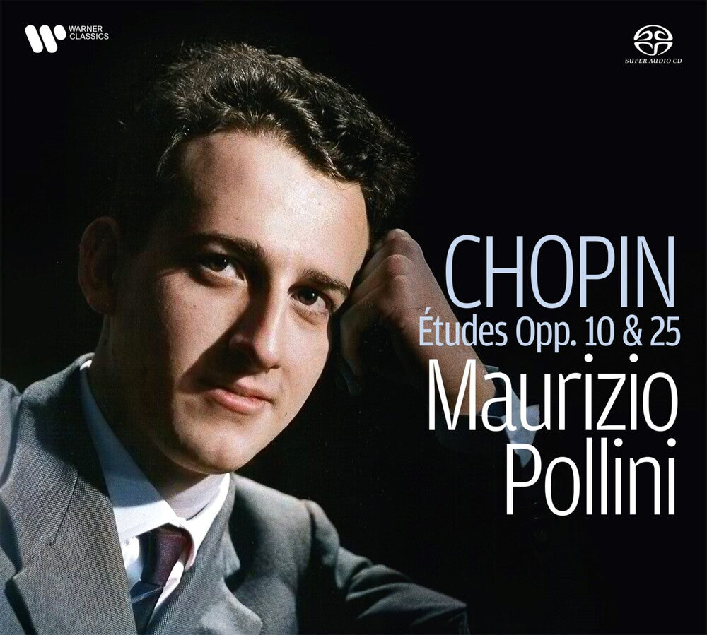 the album cover for MAURIZIO POLLINI - Chopin Etudes Op. 10 & 25 (Hybrid Sacd)
