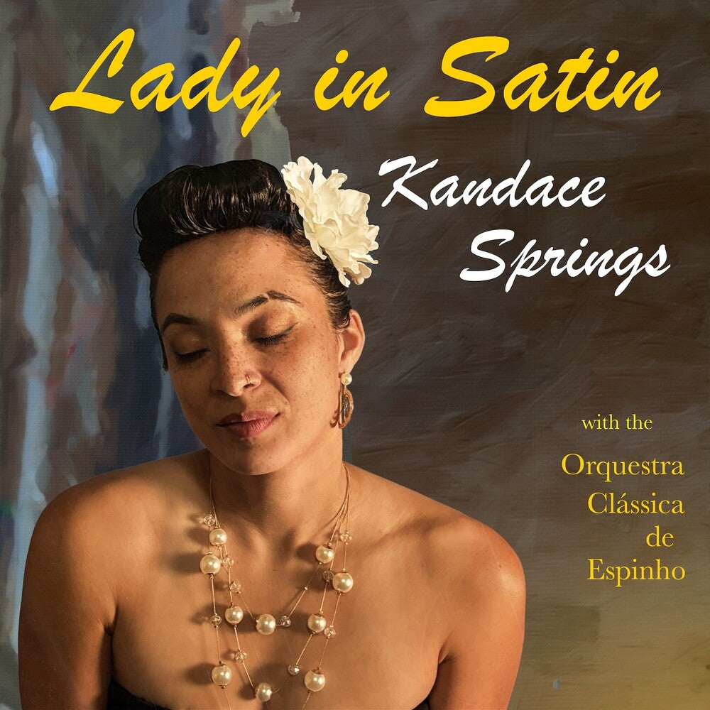 the album cover for Kandace Springs - Lady In Satin [Digipak]