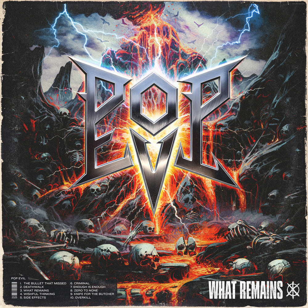 the album cover for Pop Evil - What Remains