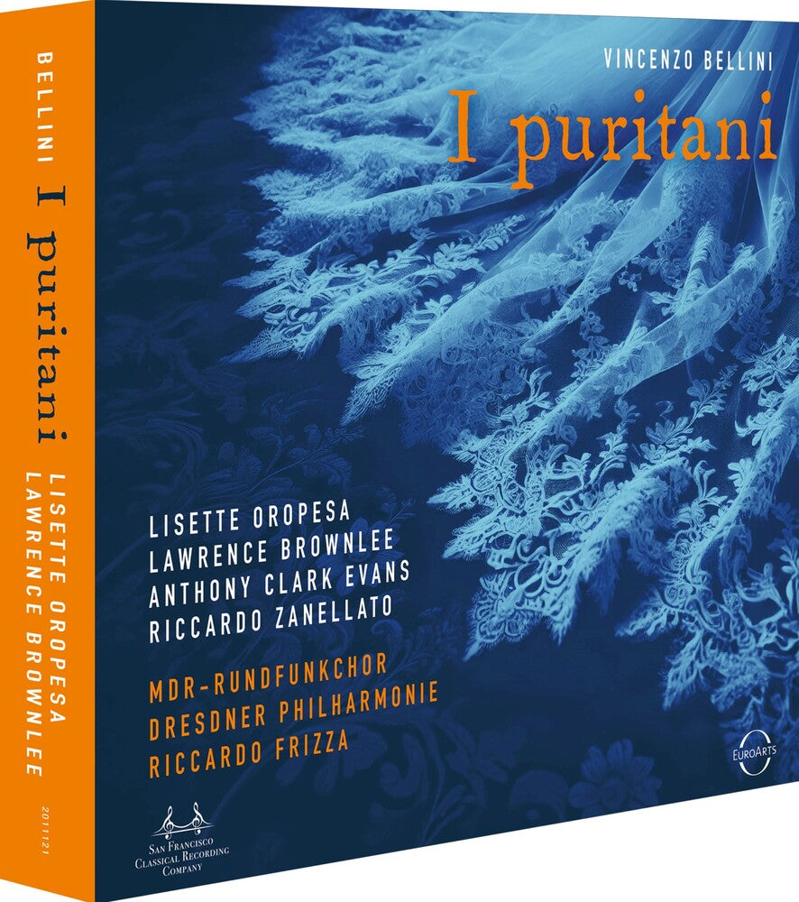 the album cover for Bellini / Oropesa / Brownlee / Evans / Zanellato - Bellini: I Puritani (Uk)