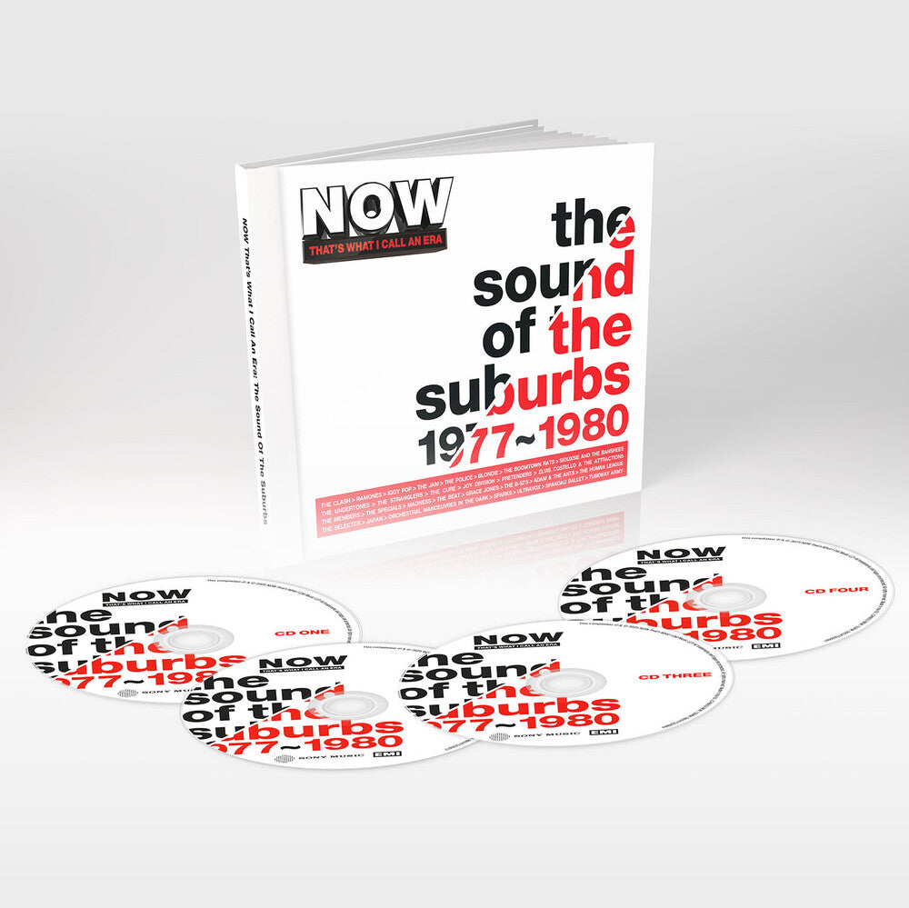 the album cover for Now That's What I Call An Era: Sound Of Suburbs - Now That's What I Call An Era: Sound Of Suburbs