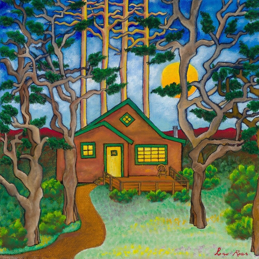 the album cover for Low Roar - House In The Woods