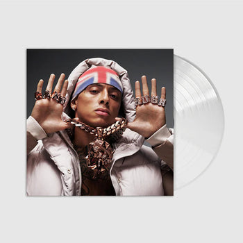 the album cover for Central Cee - Can't Rush Greatness - Crystal Clear Vinyl