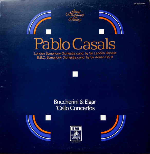'Cello Concertos  - Pablo Casals