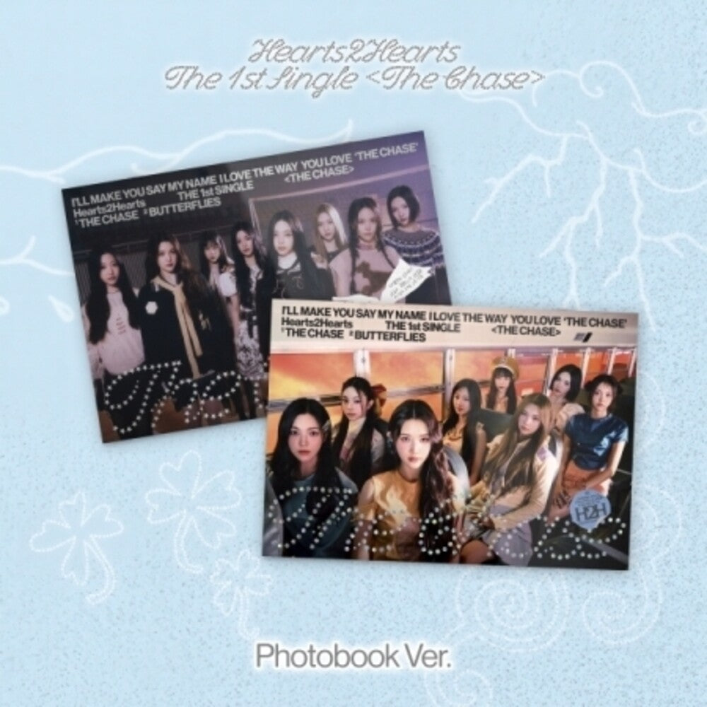the album cover for Hearts2hearts - Chase - Photo Book Version (Phob) (Phot) (Asia)