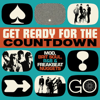 the album cover for Get Ready For The Countdown: Mod Brit Soul R&B - Get Ready For The Countdown: Mod Brit Soul R&B