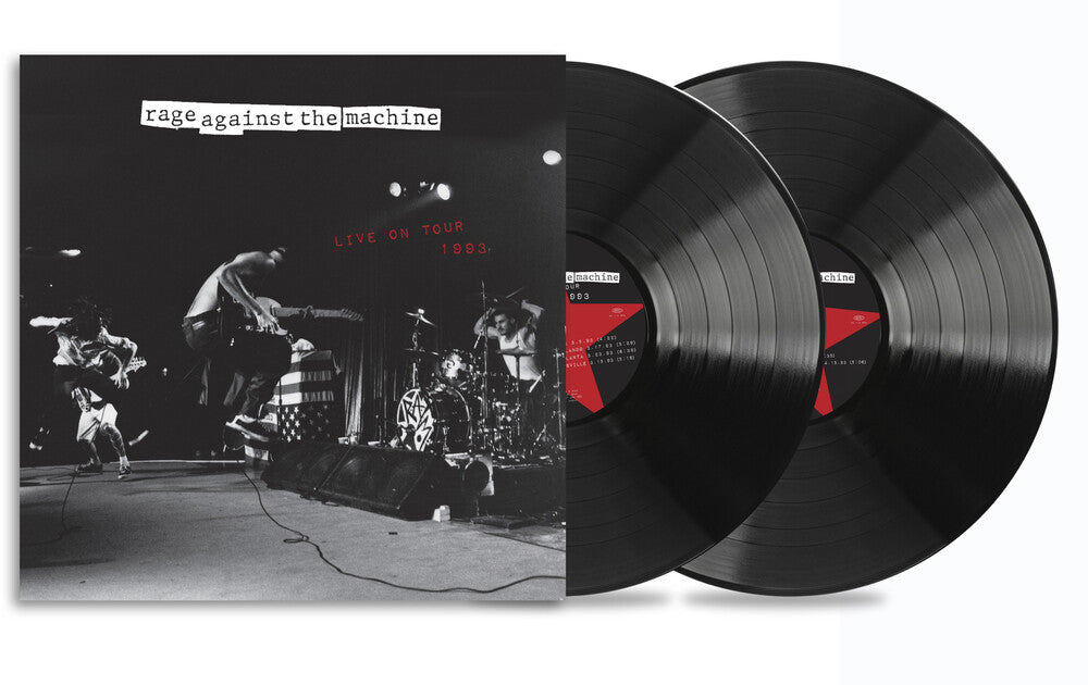 the album cover for Rage Against The Machine - Live On Tour 1993