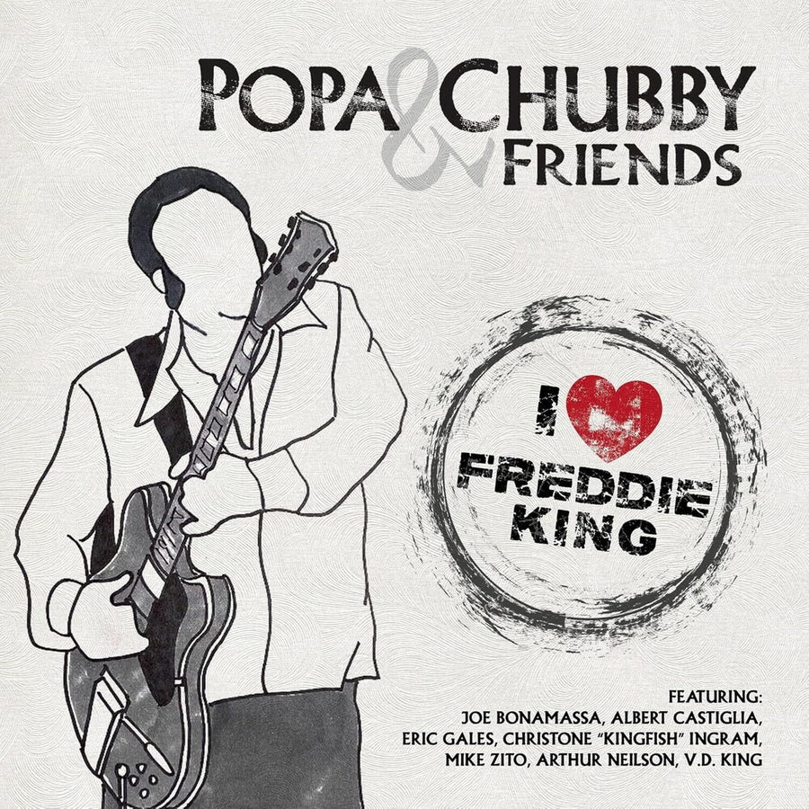 the album cover for Popa Chubby - I Love Freddie King