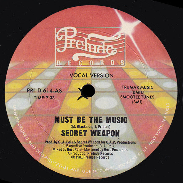 Must Be The Music - Secret Weapon