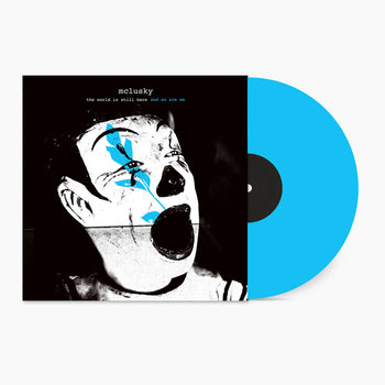 the album cover for Mclusky - the world is still here and so are we [LP Blue]