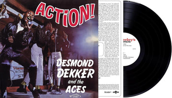 the album cover for Desmond Dekker  & The Aces - Action (Uk)