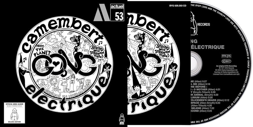 the album cover for Gong - Camembert Electrique (Uk)