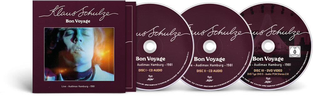 the album cover for Klaus Schulze - Bon Voyage (Live Audimax Hamburg 1981) (Bonus Dvd)