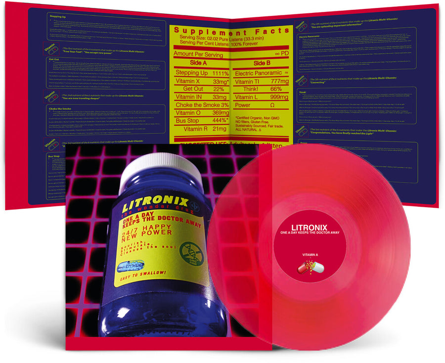 the album cover for Litronix - One a Day Keeps the Doctor Away - Red