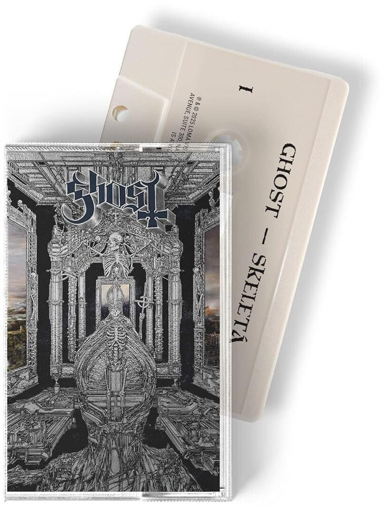 the album cover for Ghost - Skeleta [Bone Cassette]