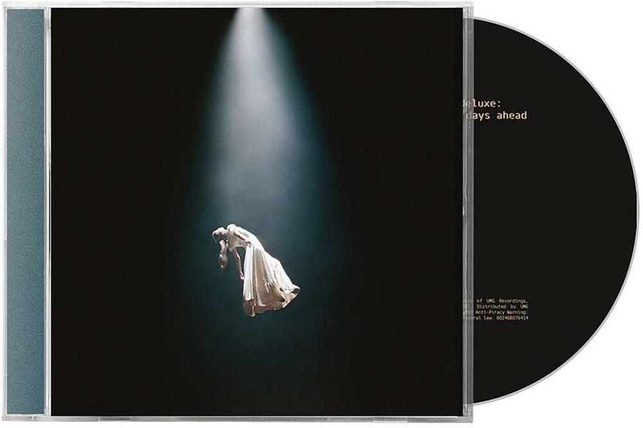 the album cover for Ariana Grande - eternal sunshine deluxe: brighter days ahead