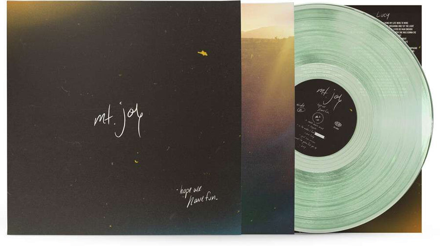 the album cover for Mt. Joy - Hope We Have Fun [Indie Exclusive 180g Coke Bottle Clear LP]