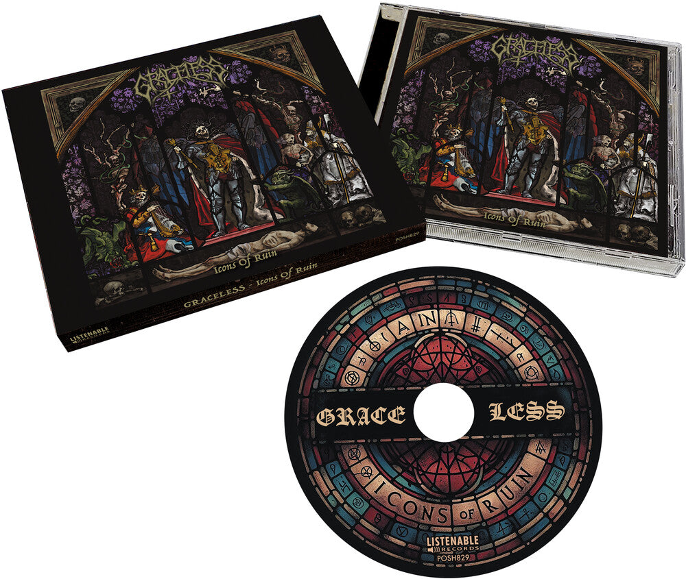 the album cover for Graceless - Icons Of Ruin [Limited Edition] (Ocrd)