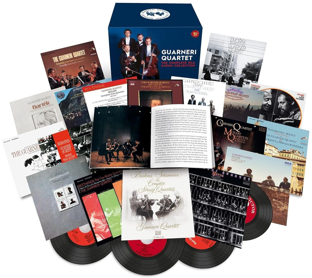 the album cover for Guarneri Quartet - Guarneri String Quartet: Complete Rca Album Coll