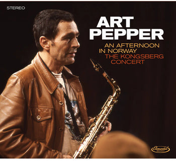the album cover for Art Pepper - An Afternoon In Norway: The Kongsberg Concert