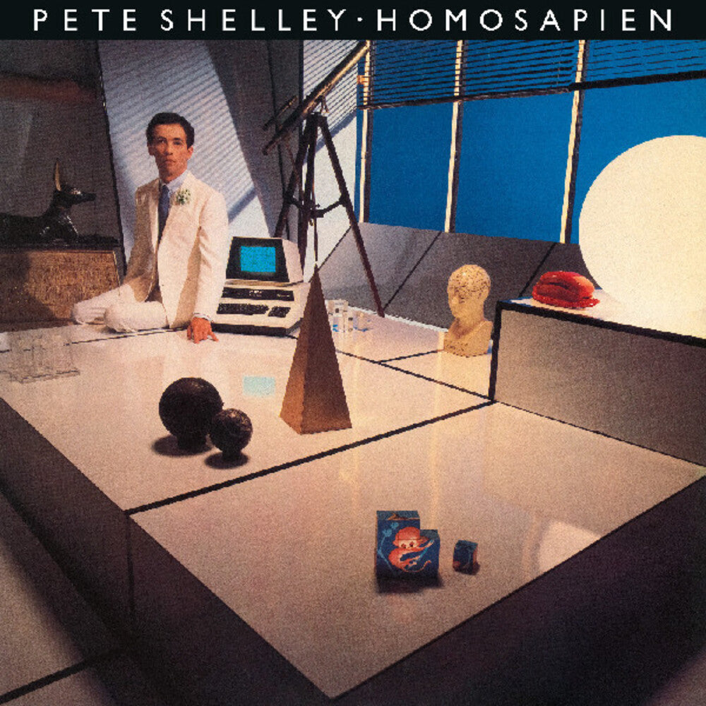 the album cover for Pete Shelley - Homosapien (Phot) (Lyrb)