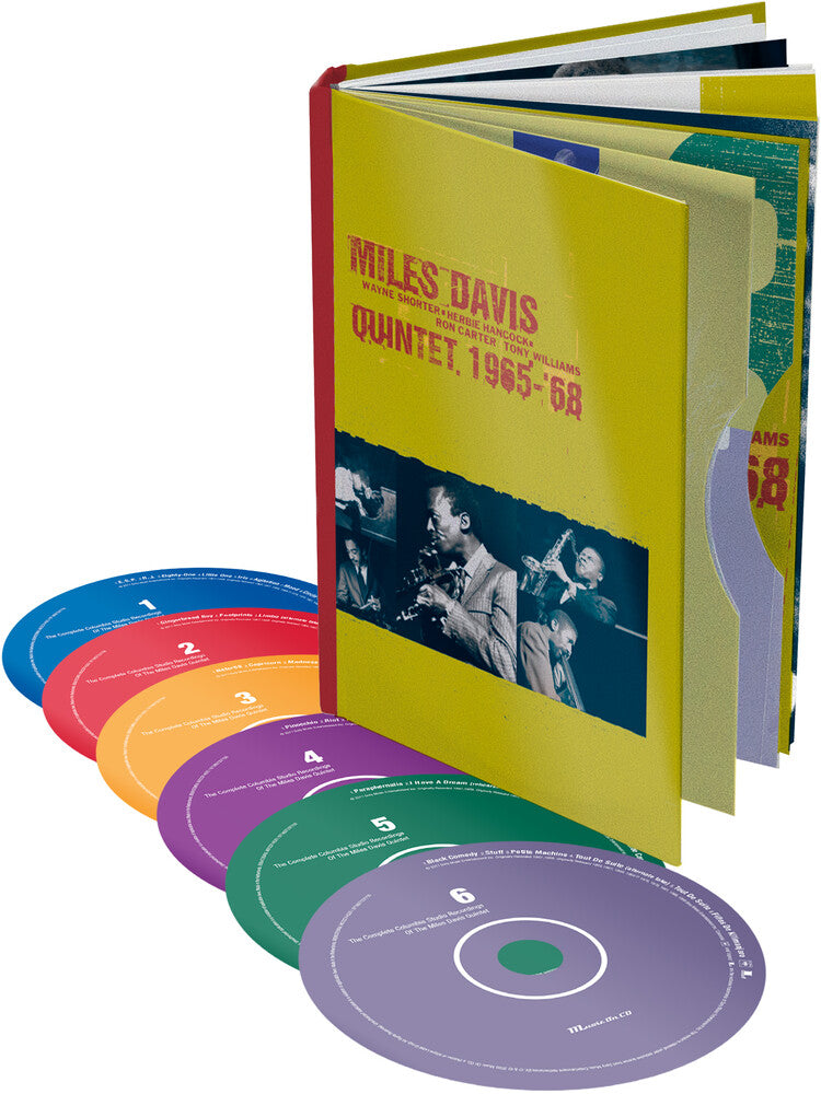 the album cover for Miles Davis  Quintet - Complete Studio Recordings 1965-1968 (Box) (Hcvr)