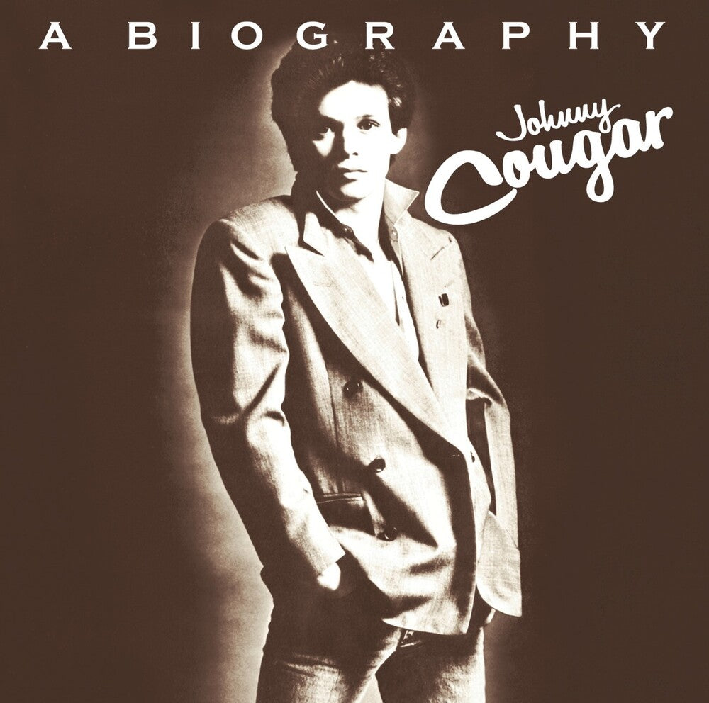 the album cover for John Mellencamp - Johnny Cougar: A Biography (Hol)