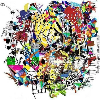 the album cover for Underworld - Barking