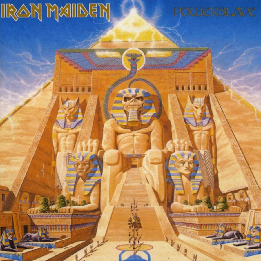 the album cover for Iron Maiden - Powerslave (2015 Remaster)