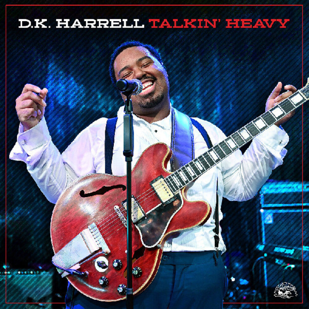 the album cover for D Harrell .K. - Talkin' Heavy (Wal)