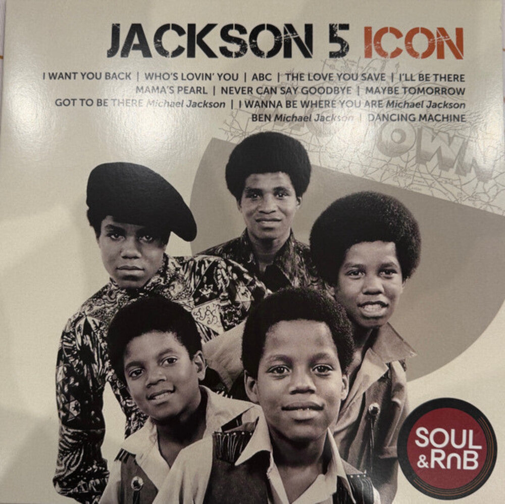 the album cover for Jackson 5 - Icon (Blue) [Colored Vinyl] [Limited Edition] (Hol)