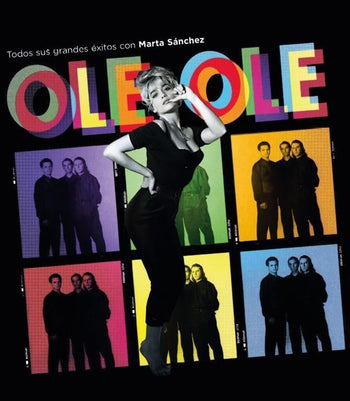 the album cover for Ole Ole - Todos Sus Grandes Exitos Con Marta Sanchez - Pink