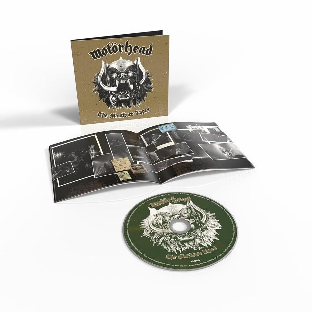 the album cover for Motörhead - The Manticore Tapes
