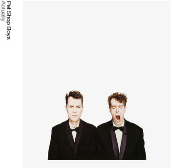 the album cover for Pet Shop Boys - Actually (Spa)