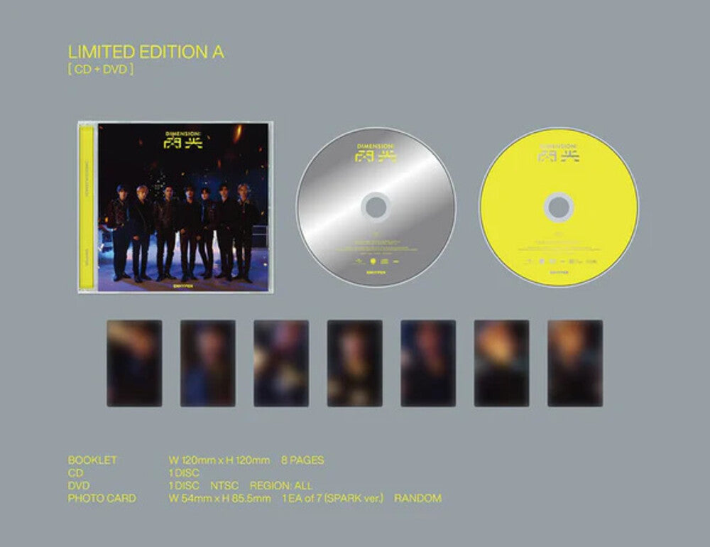 the album cover for ENHYPEN - DIMENSION : SENKOU [CD/DVD] [Limited Edition A]