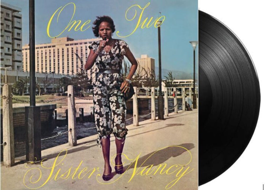 the album cover for Sister Nancy - One Two